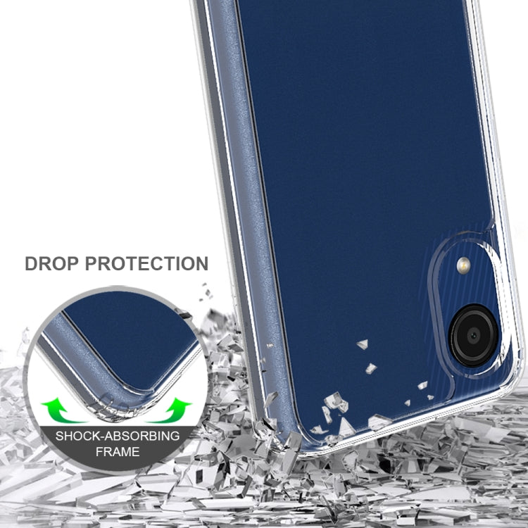 For Samsung Galaxy A03 Core Shockproof Scratchproof TPU + Acrylic Phone Case(Transparent)