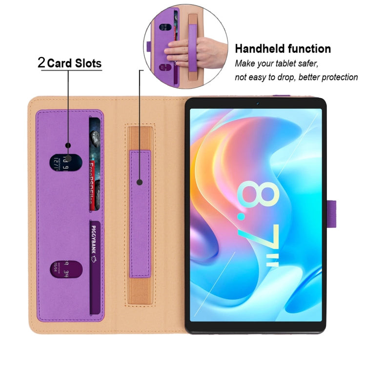 For Realme Pad mini 8.7 inch 2022 Retro PU Horizontal Flip Leather Tablet Case