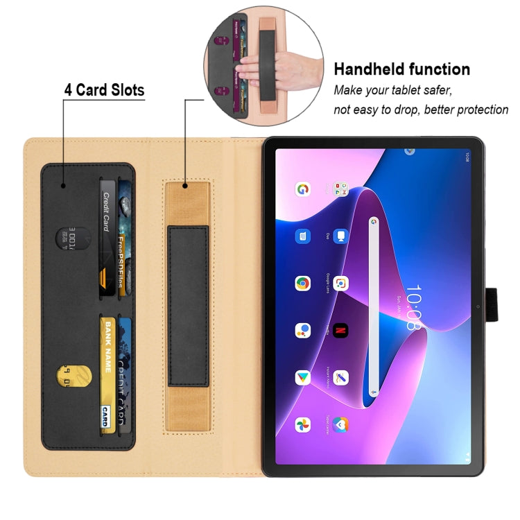 For Lenovo Tab M10 Plus 10.6 3rd Gen 2022 Retro PU Horizontal Flip Leather Tablet Case