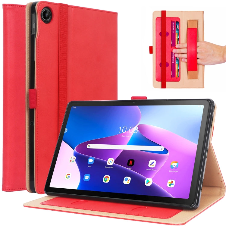 For Lenovo Tab M10 Plus 10.6 3rd Gen 2022 Retro PU Horizontal Flip Leather Tablet Case