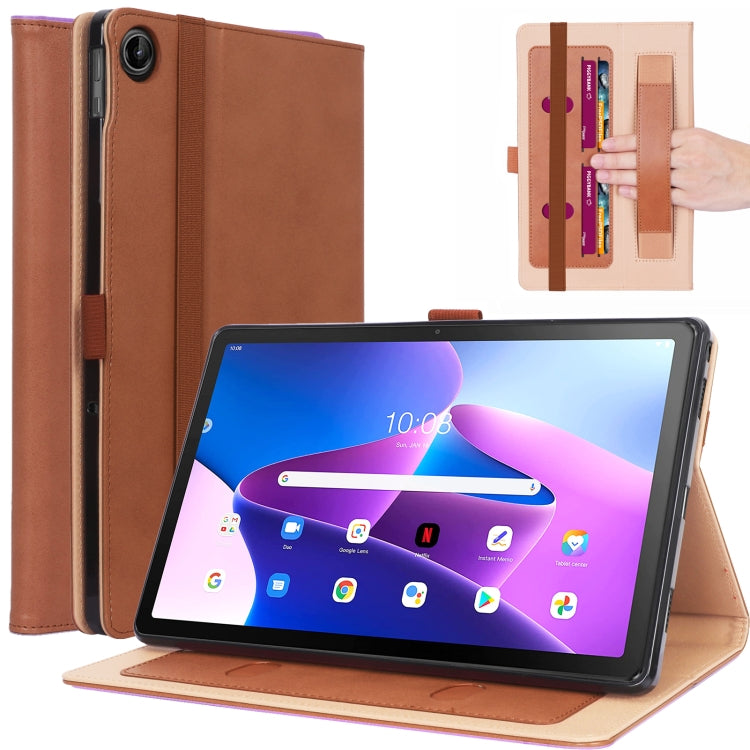 For Lenovo Tab M10 Plus 10.6 3rd Gen 2022 Retro PU Horizontal Flip Leather Tablet Case