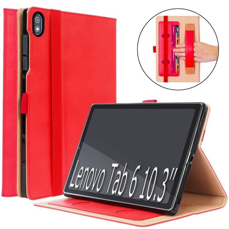 For Lenovo Tab 6 10.3 inch Retro PU Horizontal Flip Leather Tablet Case