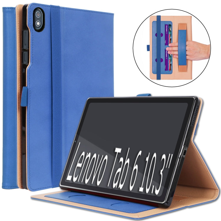 For Lenovo Tab 6 10.3 inch Retro PU Horizontal Flip Leather Tablet Case