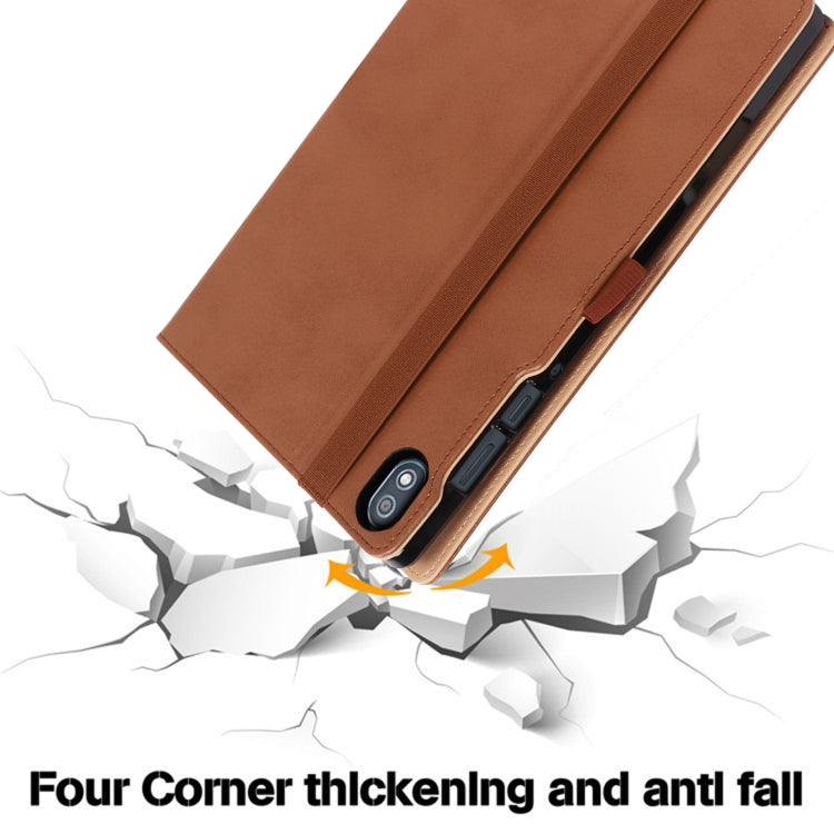 For Lenovo Tab 6 10.3 inch Retro PU Horizontal Flip Leather Tablet Case
