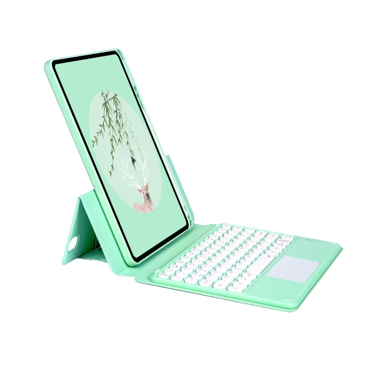 Bluetooth Keyboard Leather Case with Touchpad & Rotatable Bottom Case For iPad 10.2 2021 & 2020 & 2019 / Air 2019 / Pro 10.5 inch