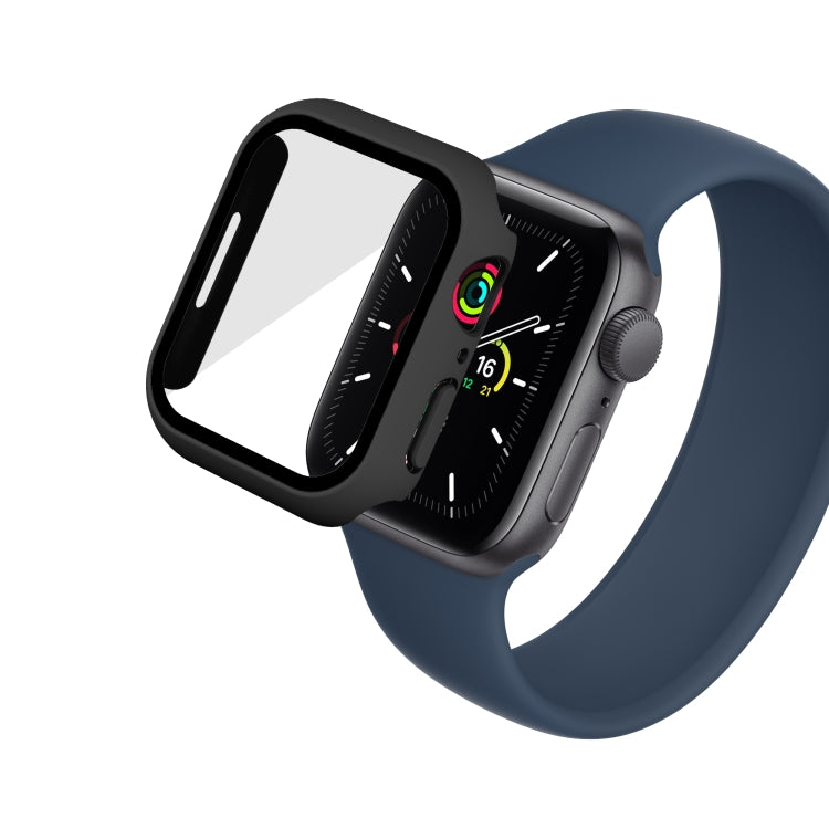 Waterproof PC+Tempered Film Watch Case For Apple Watch Series 8 / 7 41mm