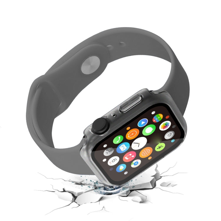 Waterproof PC+Tempered Film Watch Case For Apple Watch Series 8 / 7 41mm