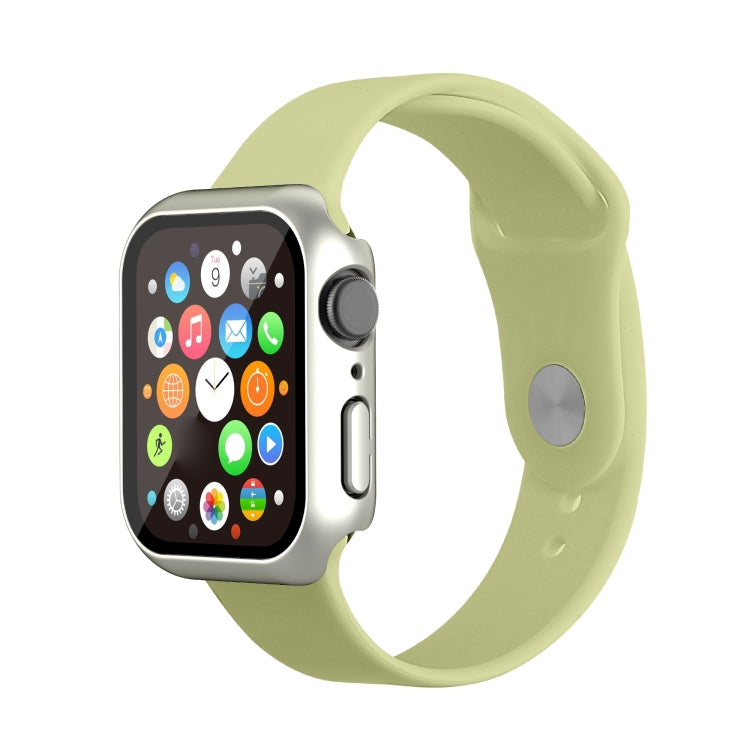 Waterproof PC+Tempered Film Watch Case For Apple Watch Series 8 / 7 41mm