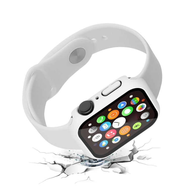 Waterproof PC+Tempered Film Watch Case For Apple Watch Series 8 / 7 45mm