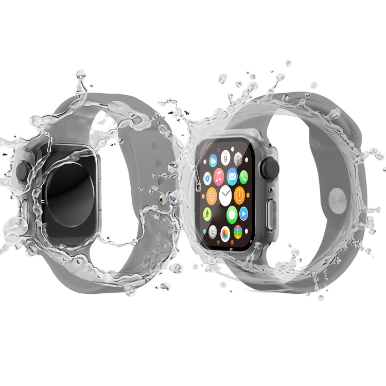 Waterproof PC+Tempered Film Watch Case For Apple Watch Series 8 / 7 45mm