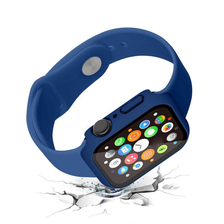 Waterproof PC+Tempered Film Watch Case For Apple Watch Series 8 / 7 45mm