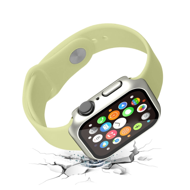 Waterproof PC+Tempered Film Watch Case For Apple Watch Series 8 / 7 45mm