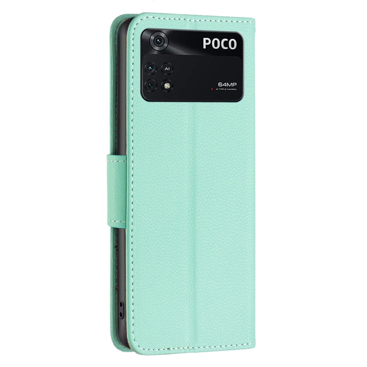 For Xiaomi Poco M4 Pro Litchi Texture Pure Color Leather Phone Case