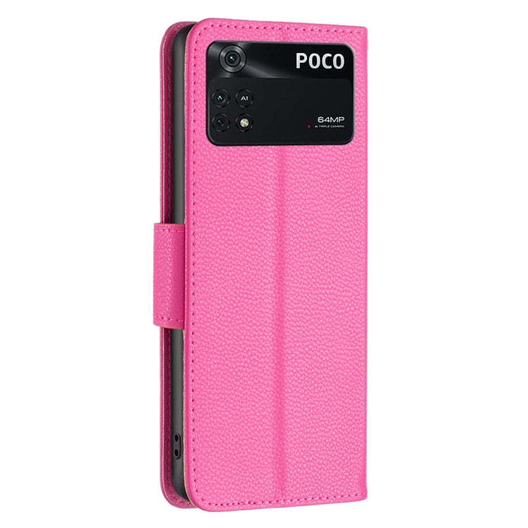 For Xiaomi Poco M4 Pro Litchi Texture Pure Color Leather Phone Case