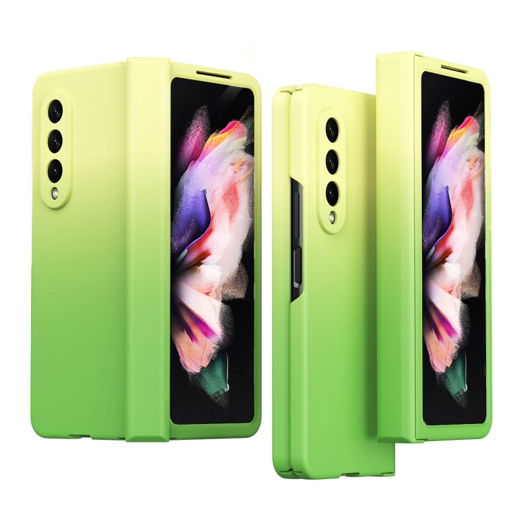 For Samsung Galaxy Z Fold3 5G Gradient Color Hinge Flip Phone Case