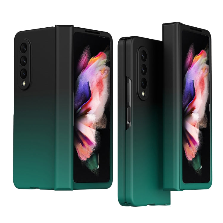 For Samsung Galaxy Z Fold3 5G Gradient Color Hinge Flip Phone Case