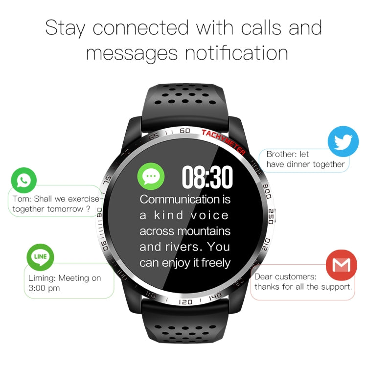 W3 1.3 inch Screen Leather Watch Band Smart Health Watch, Support Dynamic Heart Rate, HRV Health Index, ECG Monitoring, Blood Pressure