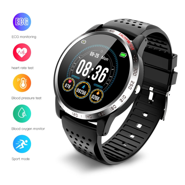 W3 1.3 inch Screen TPU Watch Band Smart Health Watch, Support Dynamic Heart Rate, HRV Health Index, ECG Monitoring, Blood Pressure
