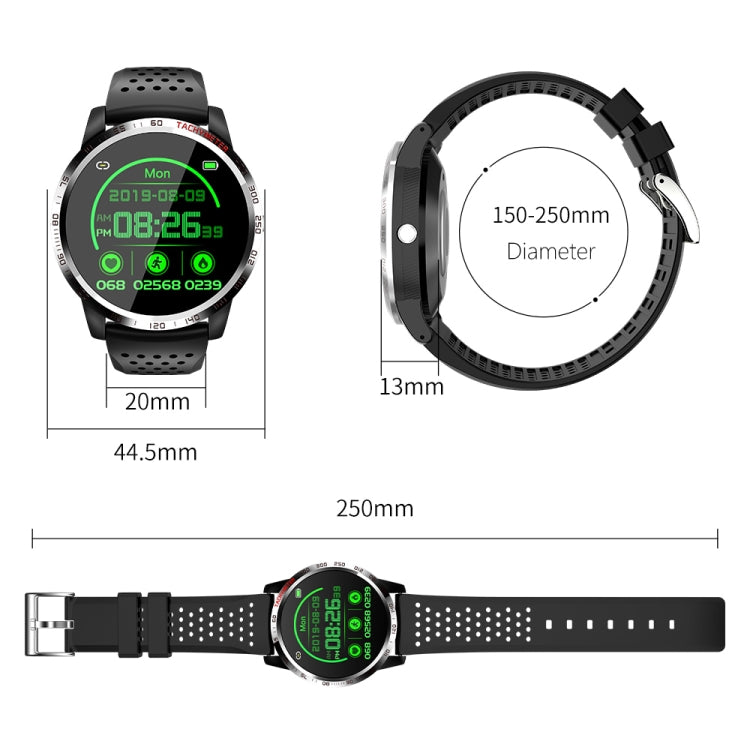 W3 1.3 inch Screen TPU Watch Band Smart Health Watch, Support Dynamic Heart Rate, HRV Health Index, ECG Monitoring, Blood Pressure