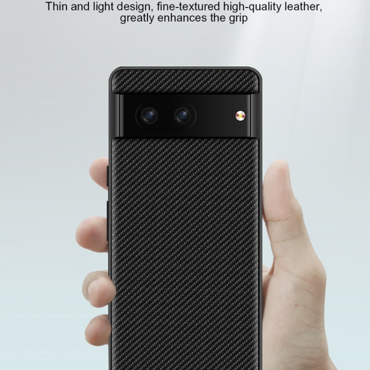 For Google Pixel 7 5G Ultra-thin Carbon Fiber Texture Printing Phone Case