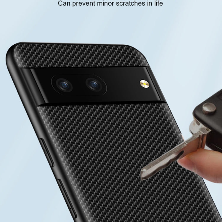 For Google Pixel 7 5G Ultra-thin Carbon Fiber Texture Printing Phone Case