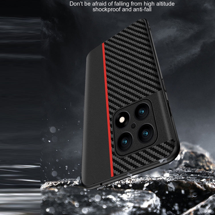 For OnePlus 10 5G Ultra-thin Carbon Fiber Texture Splicing Phone Case
