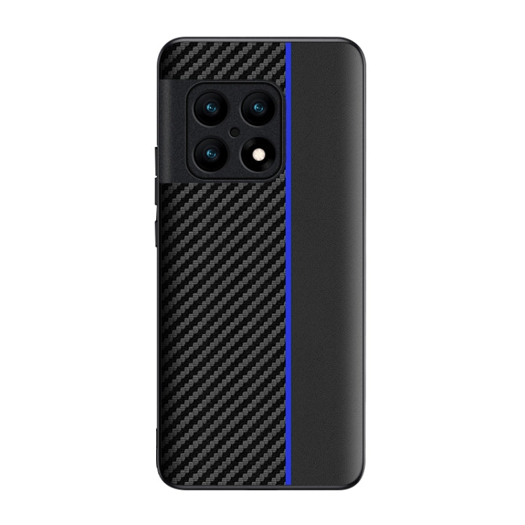 For OnePlus 10 5G Ultra-thin Carbon Fiber Texture Splicing Phone Case