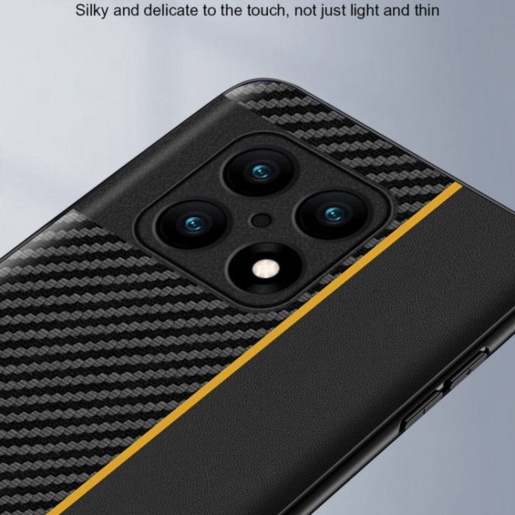 For OnePlus 10 5G Ultra-thin Carbon Fiber Texture Splicing Phone Case