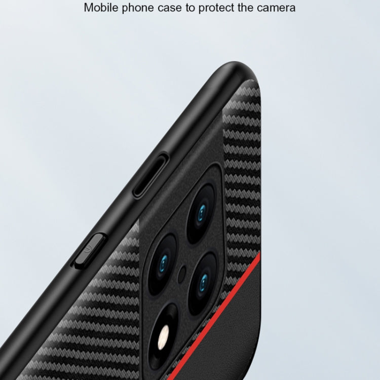 For OnePlus 10 5G Ultra-thin Carbon Fiber Texture Splicing Phone Case