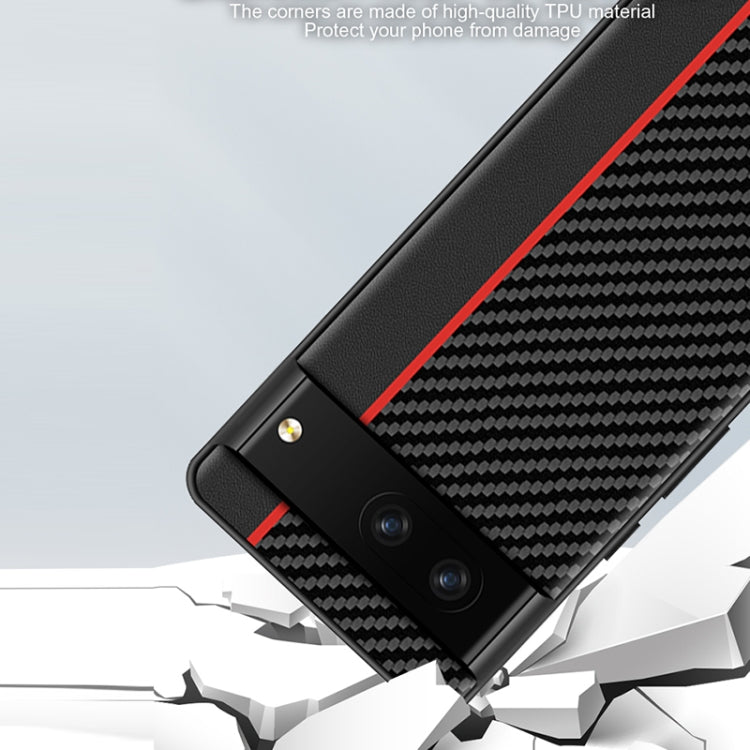 For Google Pixel 7 Pro 5G Ultra-thin Carbon Fiber Texture Splicing Phone Case