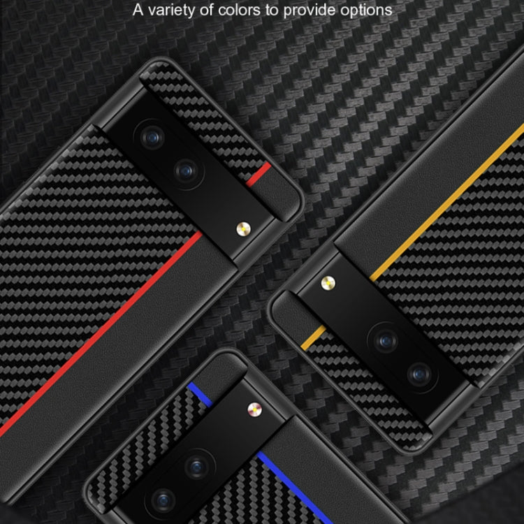 For Google Pixel 7 Pro 5G Ultra-thin Carbon Fiber Texture Splicing Phone Case