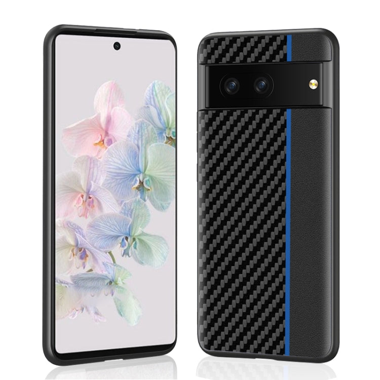For Google Pixel 7 Pro 5G Ultra-thin Carbon Fiber Texture Splicing Phone Case