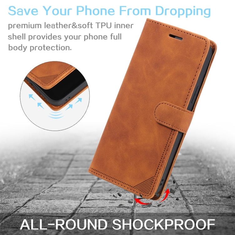 For Xiaomi Redmi Note 11 Pro 4G Skin Feel Anti-theft Brush Leather Phone Case