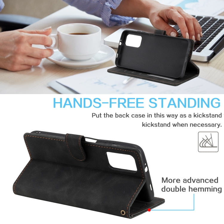 For Xiaomi Redmi Note 11 Pro 4G Skin Feel Anti-theft Brush Leather Phone Case