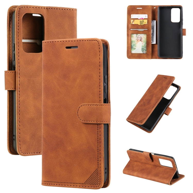 For Xiaomi Redmi Note 11 4G/11S Global Skin Feel Anti-theft Brush Leather Phone Case