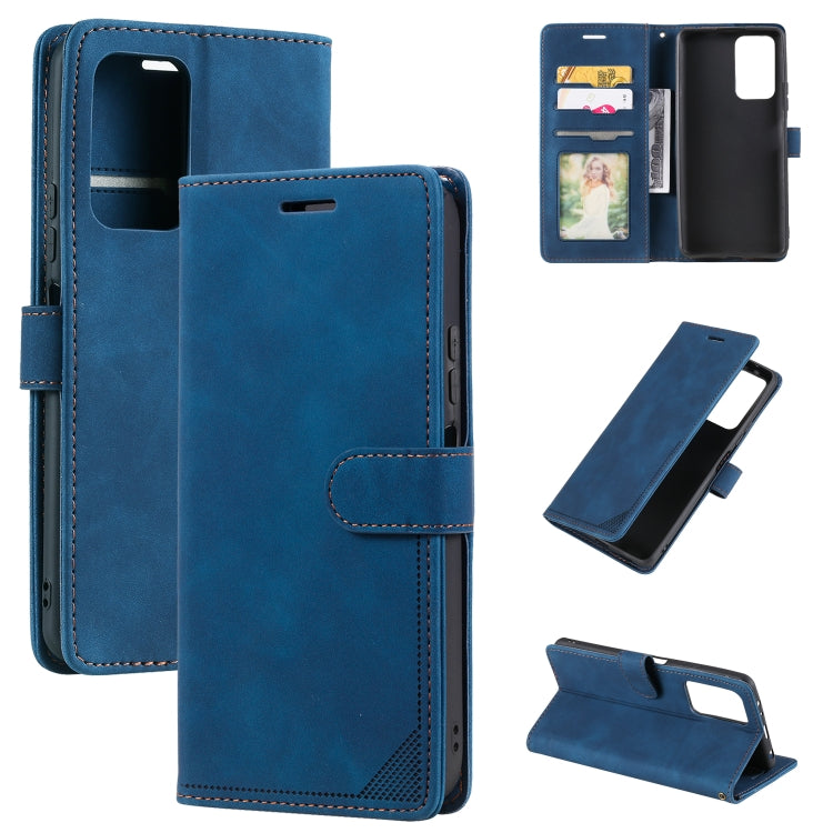 For Xiaomi Redmi Note 11 4G/11S Global Skin Feel Anti-theft Brush Leather Phone Case