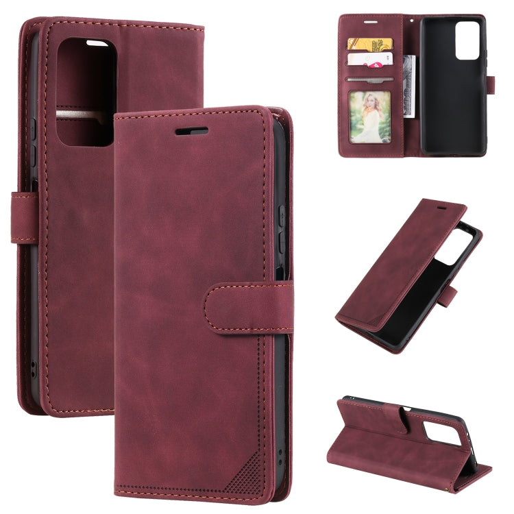For Xiaomi Redmi Note 11 4G/11S Global Skin Feel Anti-theft Brush Leather Phone Case