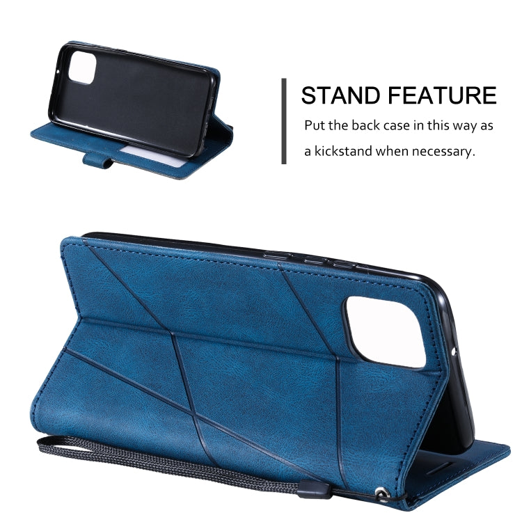 For Samsung Galaxy A03 164mm Skin Feel Splicing Leather Phone Case