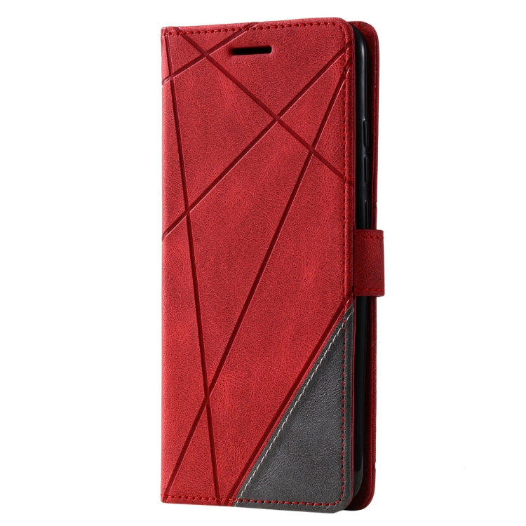 For Samsung Galaxy A03 164mm Skin Feel Splicing Leather Phone Case