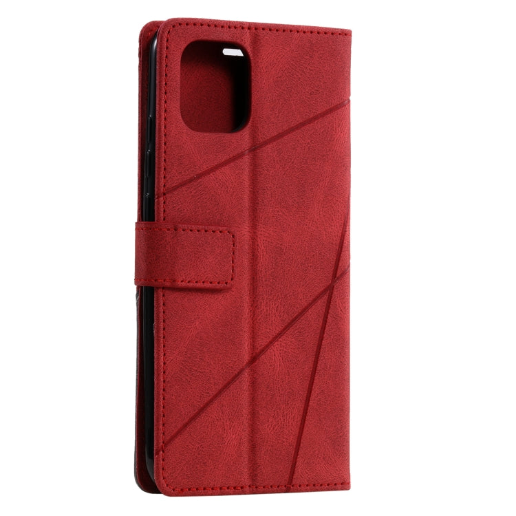 For Samsung Galaxy A03 164mm Skin Feel Splicing Leather Phone Case