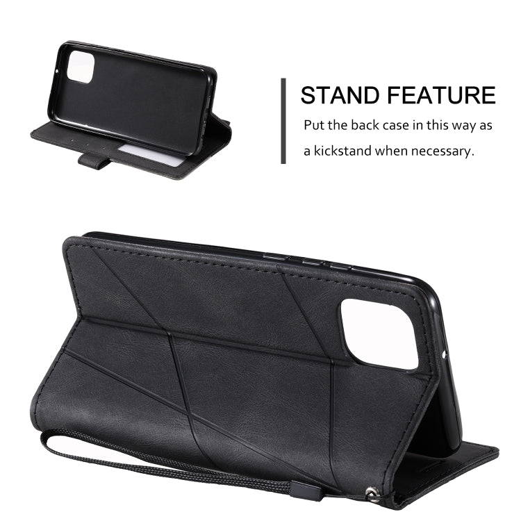 For Samsung Galaxy A03 164mm Skin Feel Splicing Leather Phone Case