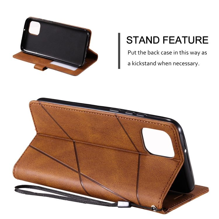 For Samsung Galaxy A03 164mm Skin Feel Splicing Leather Phone Case