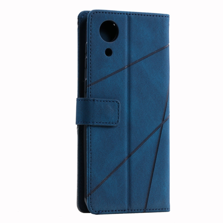 For Samsung Galaxy A03 Core Skin Feel Splicing Leather Phone Case