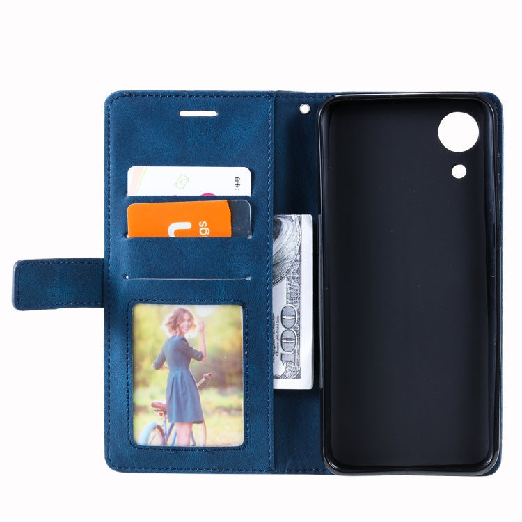 For Samsung Galaxy A03 Core Skin Feel Splicing Leather Phone Case