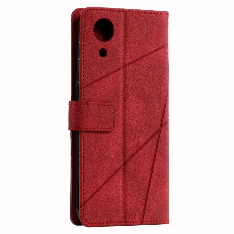 For Samsung Galaxy A03 Core Skin Feel Splicing Leather Phone Case