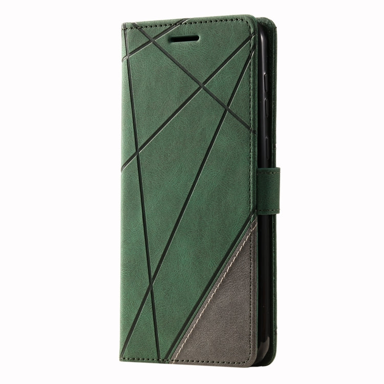 For Samsung Galaxy A03 Core Skin Feel Splicing Leather Phone Case