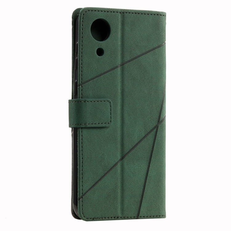 For Samsung Galaxy A03 Core Skin Feel Splicing Leather Phone Case