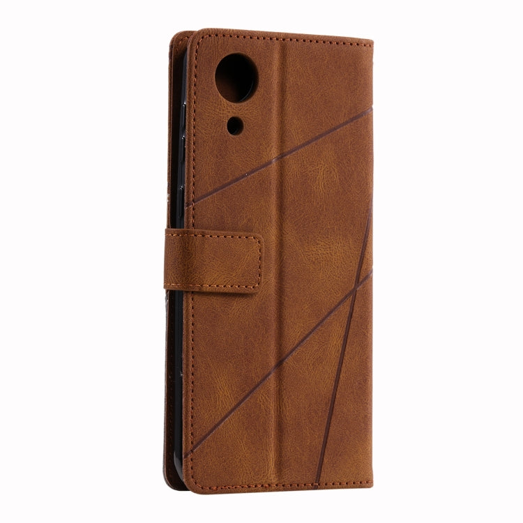 For Samsung Galaxy A03 Core Skin Feel Splicing Leather Phone Case