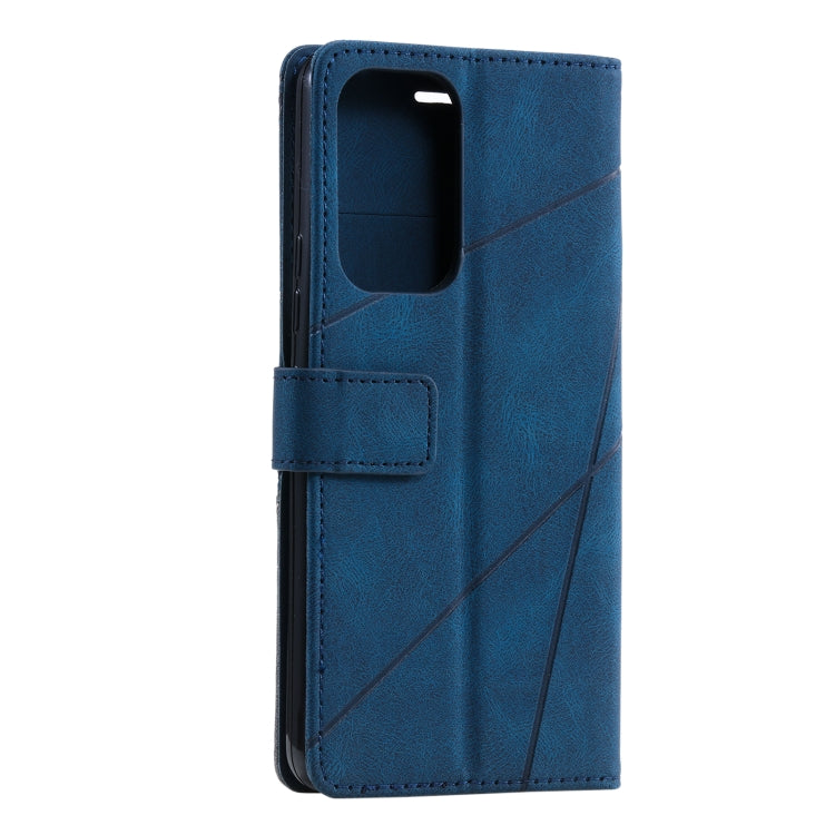 For Samsung Galaxy A73 5G Skin Feel Splicing Leather Phone Case