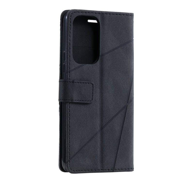 For Samsung Galaxy A73 5G Skin Feel Splicing Leather Phone Case